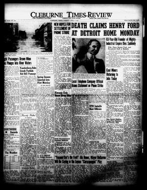 Cleburne Times-Review (Cleburne, Tex.), Vol. 42, No. 125, Ed. 1 Tuesday, April 8, 1947