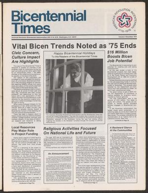 Bicentennial Times (Washington, D.C.), Vol. 2, Ed. 1 Monday, December 1, 1975