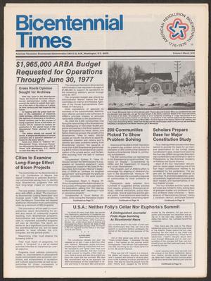 Bicentennial Times (Washington, D.C.), Vol. 3, Ed. 1 Monday, March 1, 1976