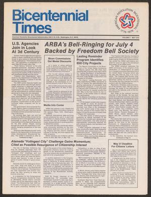 Primary view of object titled 'Bicentennial Times (Washington, D.C.), Vol. 3, Ed. 1 Saturday, May 1, 1976'.