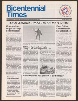 Bicentennial Times (Washington, D.C.), Vol. 3, Ed. 1 Sunday, August 1, 1976