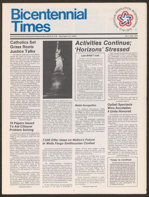 Bicentennial Times (Washington, D.C.), Vol. 3, Ed. 1 Wednesday, September 1, 1976