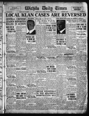 Wichita Daily Times (Wichita Falls, Tex.), Vol. 15, No. 355, Ed. 1 Wednesday, May 3, 1922