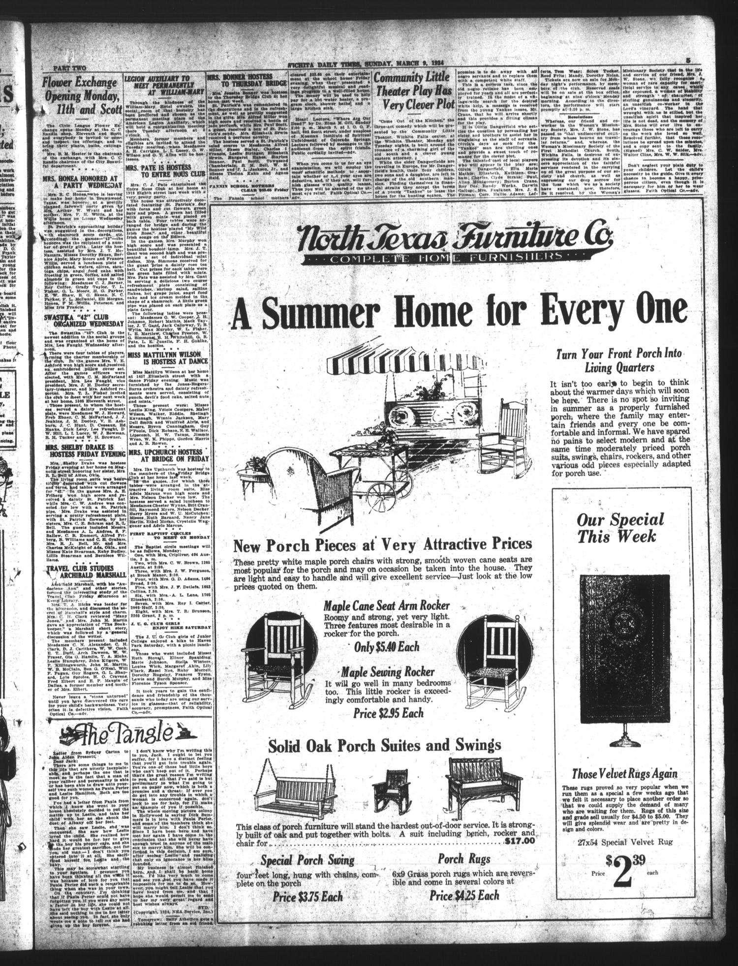 Wichita Daily Times (Wichita Falls, Tex.), Vol. 17, No. 299, Ed. 1 Sunday, March 9, 1924
                                                
                                                    [Sequence #]: 21 of 52
                                                
