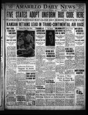 Amarillo Daily News (Amarillo, Tex.), Vol. 19, No. 306, Ed. 1 Friday, September 7, 1928