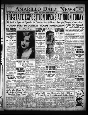 Amarillo Daily News (Amarillo, Tex.), Vol. 19, No. 320, Ed. 1 Saturday, September 22, 1928