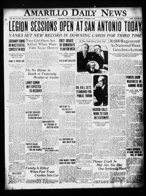Amarillo Daily News (Amarillo, Tex.), Vol. 19, No. 336, Ed. 1 Monday, October 8, 1928
