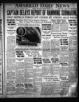 Amarillo Daily News (Amarillo, Tex.), Vol. 19, No. 331, Ed. 1 Saturday, October 13, 1928