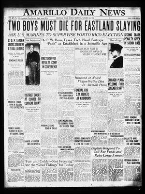 Amarillo Daily News (Amarillo, Tex.), Vol. 19, No. 340, Ed. 1 Monday, October 22, 1928
