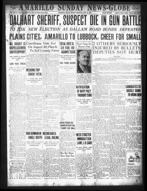 Primary view of object titled 'Amarillo Sunday News-Globe (Amarillo, Tex.), Vol. 21, No. 220, Ed. 1 Sunday, July 20, 1930'.
