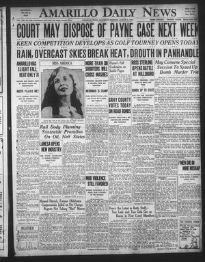 Amarillo Daily News (Amarillo, Tex.), Vol. 21, No. 240, Ed. 1 Saturday, August 9, 1930