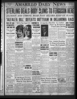 Amarillo Daily News (Amarillo, Tex.), Vol. 21, No. 245, Ed. 1 Thursday, August 14, 1930