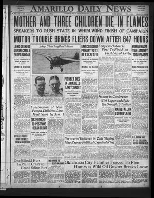 Amarillo Daily News (Amarillo, Tex.), Vol. 21, No. 249, Ed. 1 Monday, August 18, 1930
