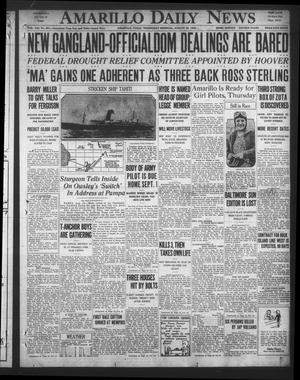 Amarillo Daily News (Amarillo, Tex.), Vol. 21, No. 251, Ed. 1 Wednesday, August 20, 1930