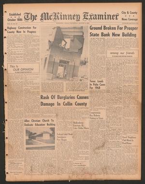 Primary view of object titled 'The McKinney Examiner (McKinney, Tex.), Vol. 81, No. 47, Ed. 1 Thursday, August 8, 1968'.