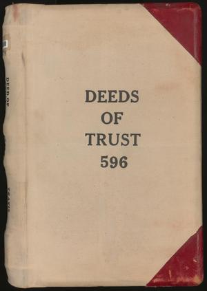 Travis County Deed Records: Deed Record 596 - Deeds of Trust