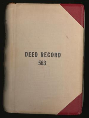 Travis County Deed Records: Deed Record 563