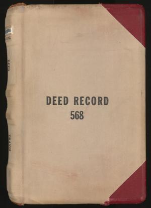 Travis County Deed Records: Deed Record 568