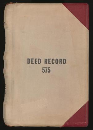 Travis County Deed Records: Deed Record 575
