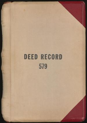 Travis County Deed Records: Deed Record 579