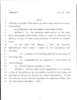 79th Texas Legislature, Regular Session, House Bill 1224, Chapter 553