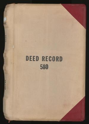 Travis County Deed Records: Deed Record 580