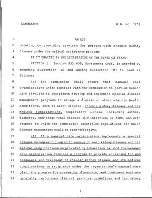 79th Texas Legislature, Regular Session, House Bill 1252, Chapter 1047