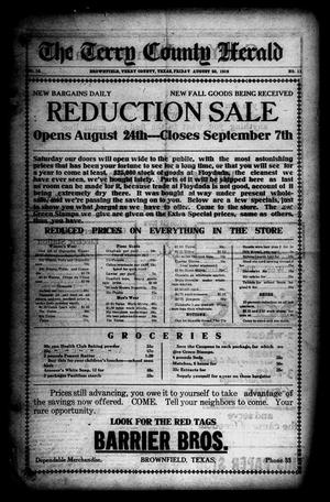 The Terry County Herald (Brownfield, Tex.), Vol. 14, No. 11, Ed. 1 Friday, August 23, 1918