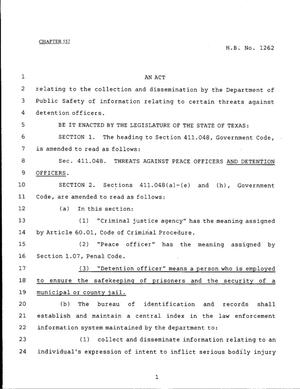 79th Texas Legislature, Regular Session, House Bill 1262, Chapter 557