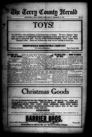 The Terry County Herald (Brownfield, Tex.), Vol. 14, No. 27, Ed. 1 Friday, December 13, 1918