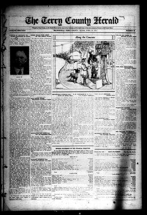 Primary view of object titled 'The Terry County Herald (Brownfield, Tex.), Vol. 19, No. 36, Ed. 1 Friday, April 18, 1924'.