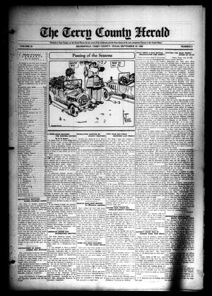 Primary view of object titled 'The Terry County Herald (Brownfield, Tex.), Vol. 21, No. 5, Ed. 1 Friday, September 18, 1925'.