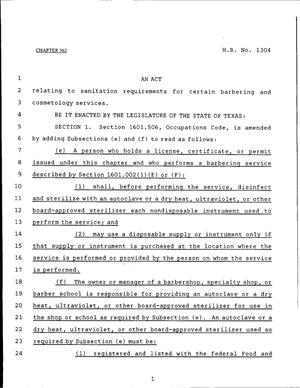 79th Texas Legislature, Regular Session, House Bill 1304, Chapter 562