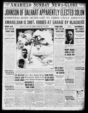 Primary view of object titled 'Amarillo Sunday News-Globe (Amarillo, Tex.), Vol. 21, No. 20, Ed. 1 Sunday, January 5, 1930'.