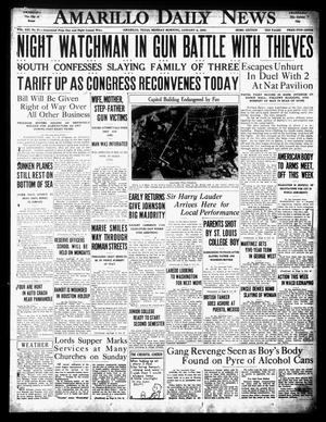 Amarillo Daily News (Amarillo, Tex.), Vol. 21, No. 21, Ed. 1 Monday, January 6, 1930