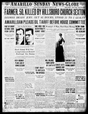 Amarillo Sunday News-Globe (Amarillo, Tex.), Vol. 21, No. 56, Ed. 1 Sunday, February 9, 1930