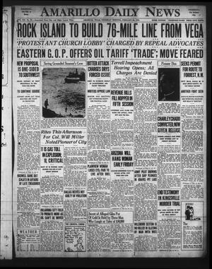 Amarillo Daily News (Amarillo, Tex.), Vol. 21, No. 67, Ed. 1 Thursday, February 20, 1930
