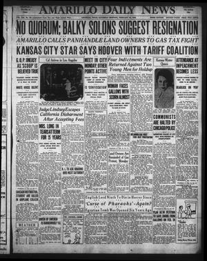 Amarillo Daily News (Amarillo, Tex.), Vol. 21, No. 69, Ed. 1 Saturday, February 22, 1930