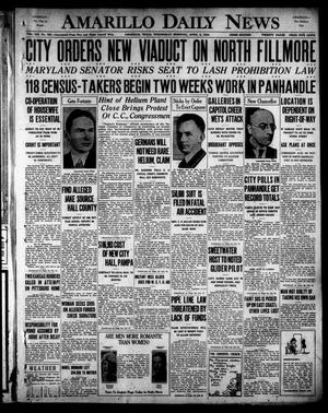Amarillo Daily News (Amarillo, Tex.), Vol. 21, No. 109, Ed. 1 Wednesday, April 2, 1930
