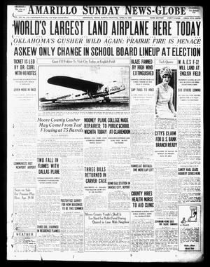Amarillo Sunday News-Globe (Amarillo, Tex.), Vol. 21, No. 113, Ed. 1 Sunday, April 6, 1930