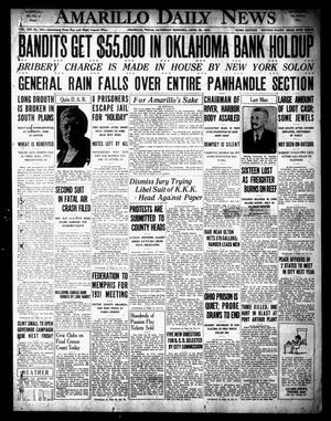 Primary view of object titled 'Amarillo Daily News (Amarillo, Tex.), Vol. 21, No. 133, Ed. 1 Saturday, April 26, 1930'.