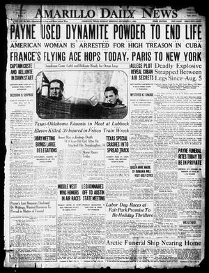 Amarillo Daily News (Amarillo, Tex.), Vol. 21, No. 263, Ed. 1 Monday, September 1, 1930