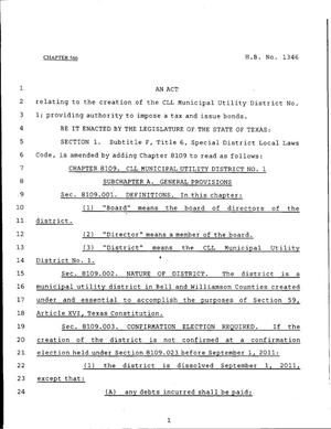 79th Texas Legislature, Regular Session, House Bill 1346, Chapter 566