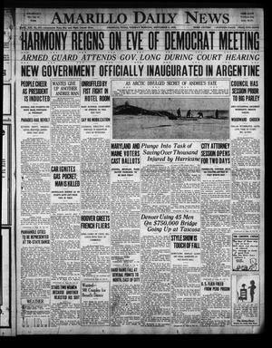 Primary view of object titled 'Amarillo Daily News (Amarillo, Tex.), Vol. 21, No. 271, Ed. 1 Tuesday, September 9, 1930'.