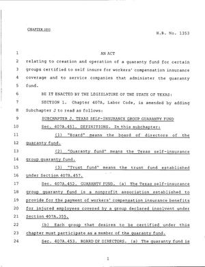 79th Texas Legislature, Regular Session, House Bill 1353, Chapter 1055