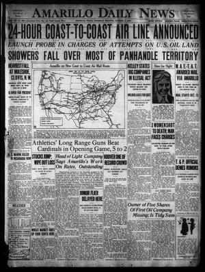 Amarillo Daily News (Amarillo, Tex.), Vol. 21, No. 294, Ed. 1 Thursday, October 2, 1930