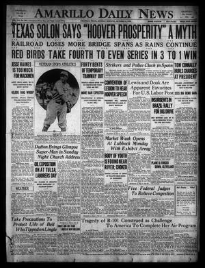 Amarillo Daily News (Amarillo, Tex.), Vol. 21, No. 298, Ed. 1 Monday, October 6, 1930