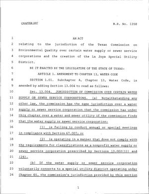 79th Texas Legislature, Regular Session, House Bill 1358, Chapter 1057
