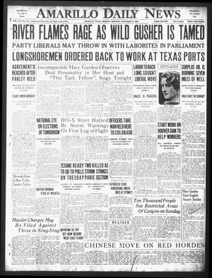 Amarillo Daily News (Amarillo, Tex.), Vol. 21, No. 325, Ed. 1 Monday, November 3, 1930