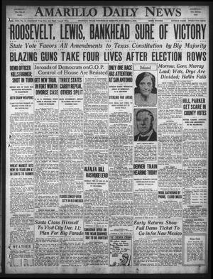 Amarillo Daily News (Amarillo, Tex.), Vol. 22, No. 2, Ed. 1 Wednesday, November 5, 1930